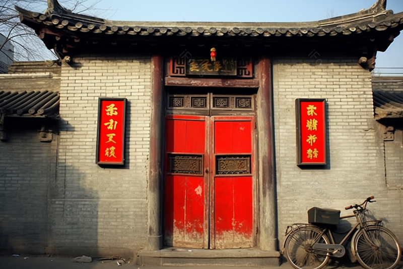 北京胡同中式古建筑房子摄影图,高清,摄影图,摄影图片,图片大全,摄影图免费下载